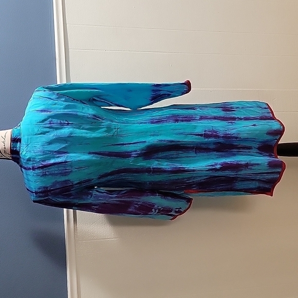 Soft Surroundings 100% silk tunic PXS - Picture 3 of 9